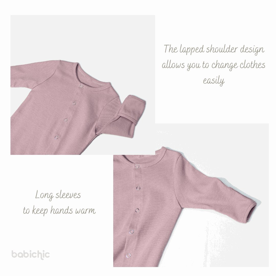 Personalized Baby Romper Footie Sleepsuit Must Haves, Embroided Name, Going Home Outfit, Walking Outfits For Baby Girls - BabiChic