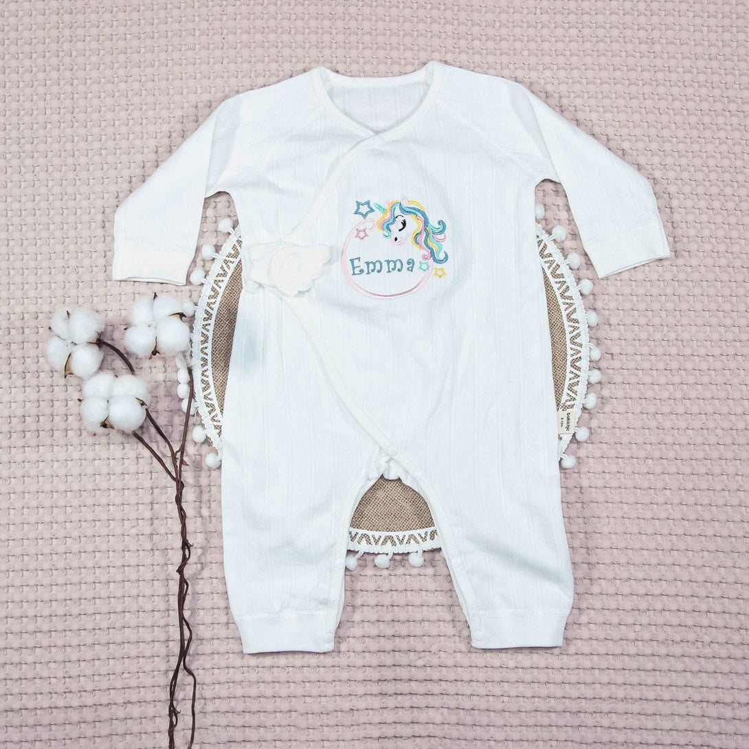 Personalized Baby Romper Gender Neutral Baby Clothes Baby Outfits For Outings & Family Gatherings - BabiChic