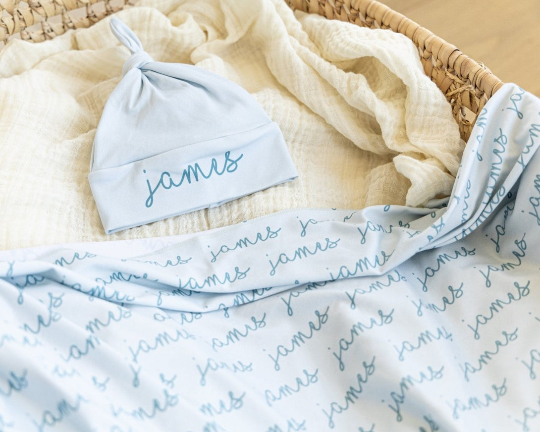 Personalized Baby Swaddle Blanket - BabiChic