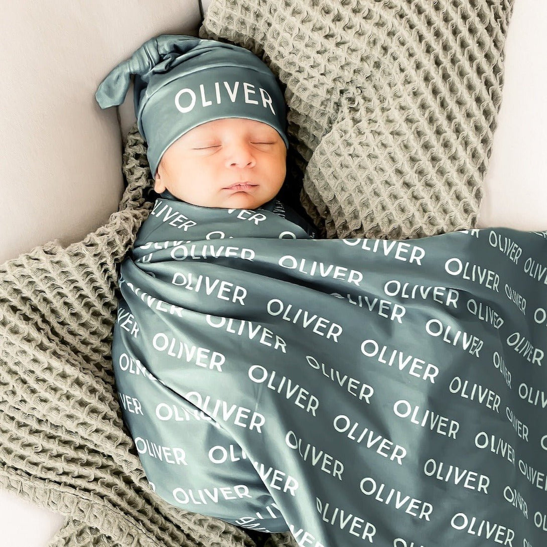 Personalized Baby Swaddle Blanket - BabiChic