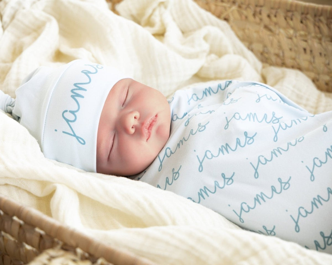 Personalized Baby Swaddle Blanket - BabiChic