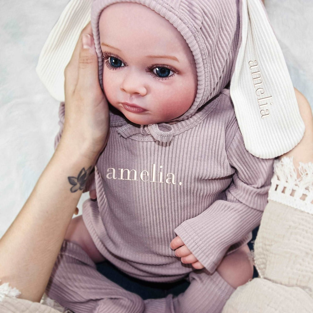 Personalized Long Sleeve Onesies Outfit, Embroidered Name, Autumn Winter Onesie, Walking Outfits & Photo In Family Gatherings - BabiChic