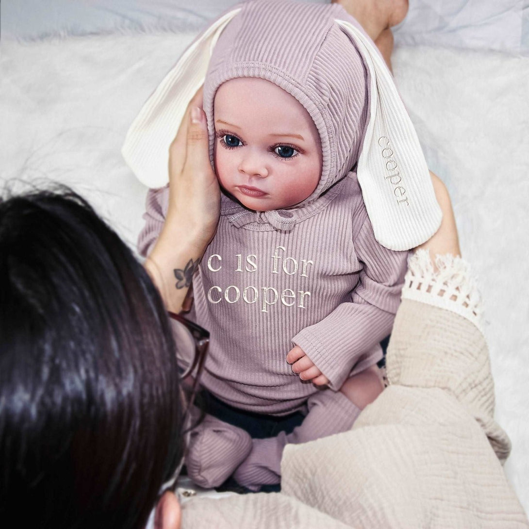 Personalized Long Sleeve Onesies Outfit, Embroidered Name, Autumn Winter Onesie, Walking Outfits & Photo In Family Gatherings - BabiChic