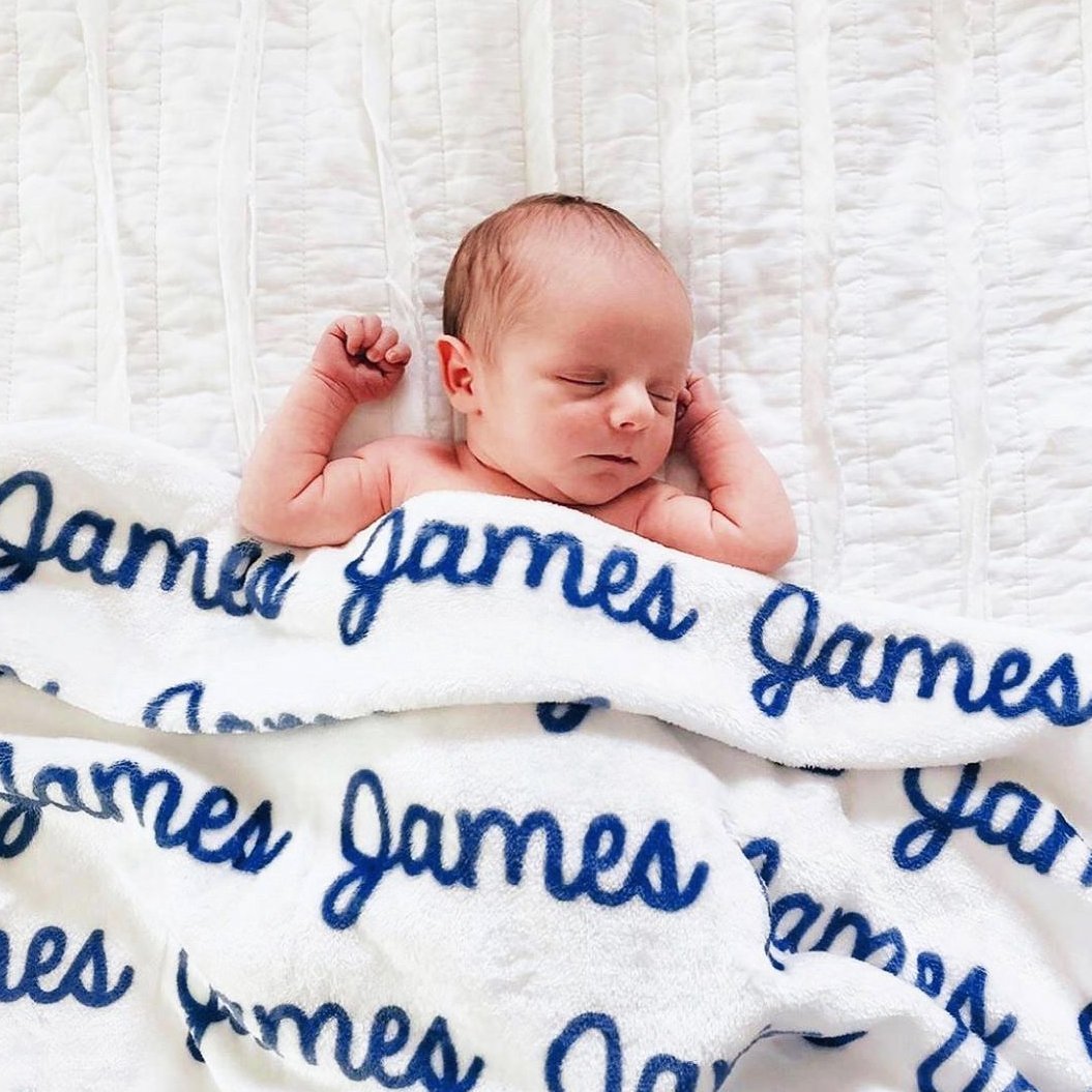 Plush Minky Blanket - White - BabiChic