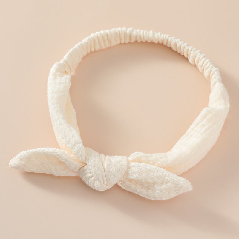 Short Rabbit Ear Headband For Baby Girls - BabiChic