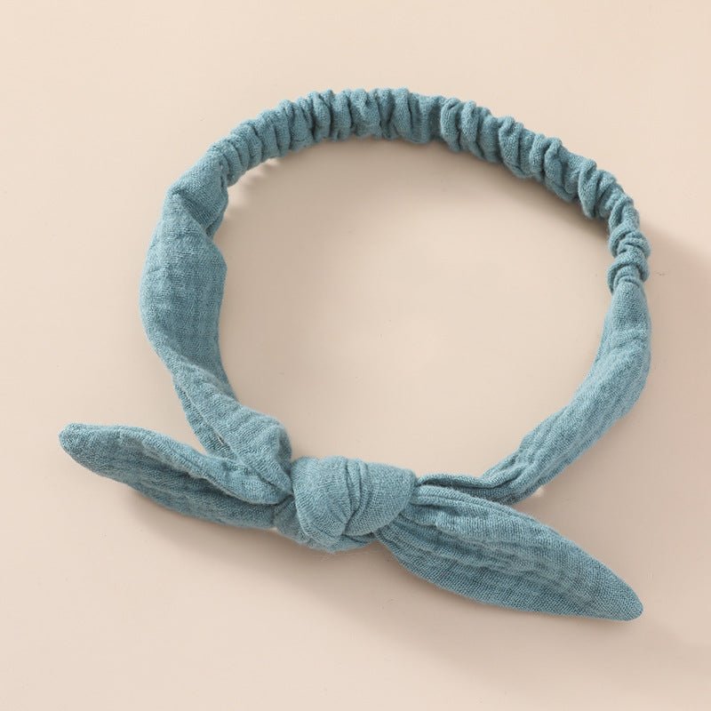 Short Rabbit Ear Headband For Baby Girls - BabiChic