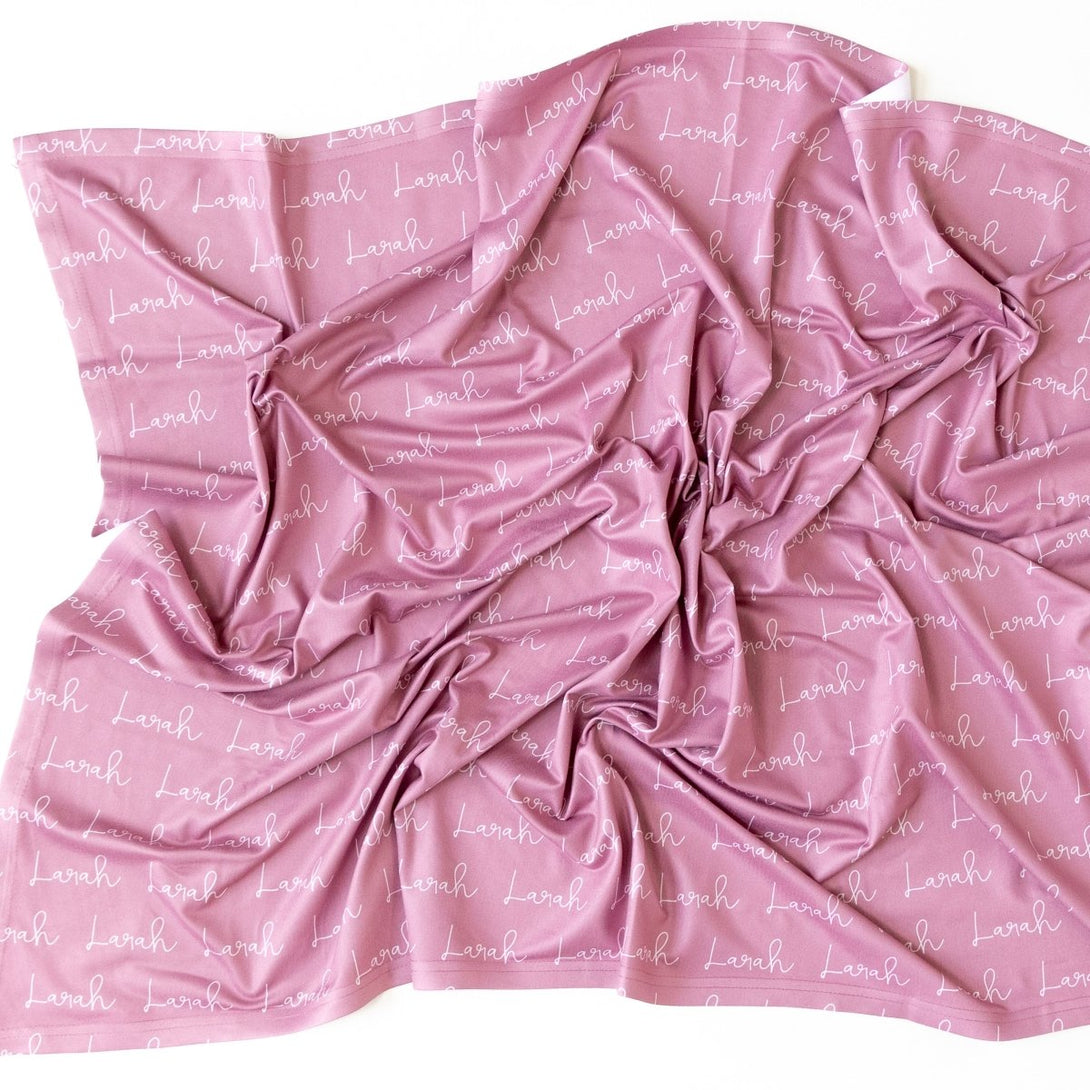 Stretchy Jersey Blanket - Blush - BabiChic