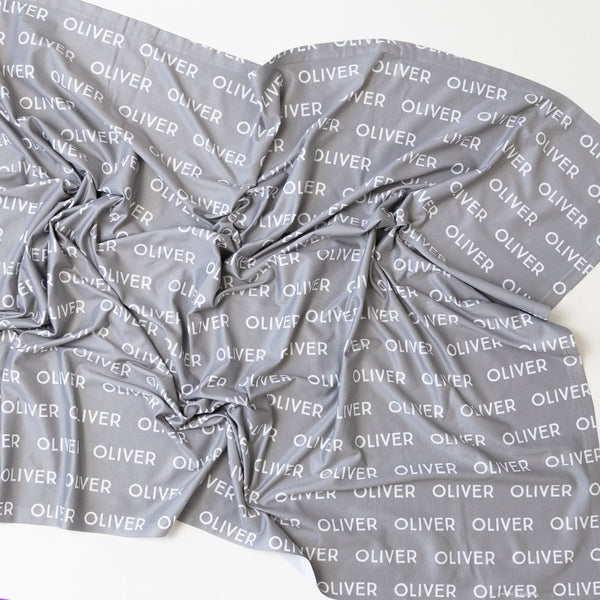 Stretchy Jersey Blanket - Grey - BabiChic