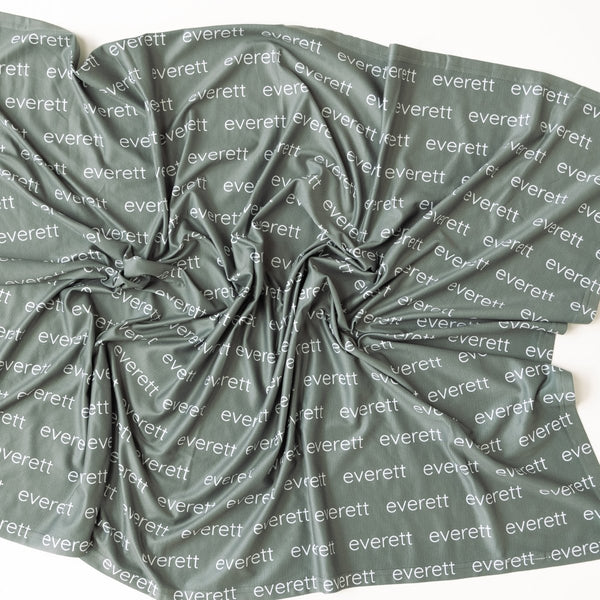 Stretchy Jersey Blanket - Sage - BabiChic