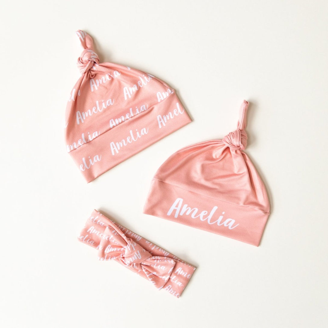 Stretchy Jersey Set - Peach - BabiChic